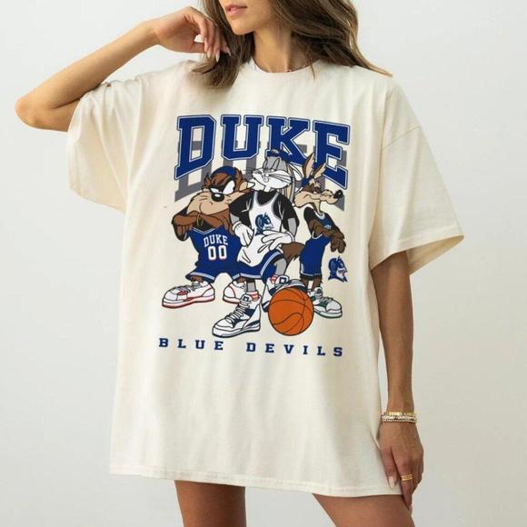 Tops - Retro 1994 Ncaa Duke Blue Devils Looney Tunes Duke Blue Devils Shirt